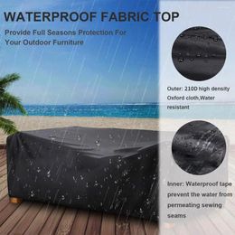 Chair Covers Uv-resistant Outdoor Cover Weather-resistant Furniture Oxford Fabric Sofa Square Table For Garden