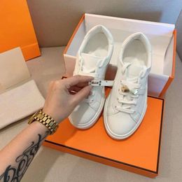 Casual Shoes Designer H Women Top Quality Luxury Fashion Casual Shoes Kelly Buckle Shoes Buckle Buckle Pure Spring Buckle Word Buckle Street Spring Couple Shoes