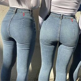 Women's Jeans 2021 New Women High Waist Skinny Jeans Fashion Slim Fit Buttocks Sexy Stretch Denim Pencil Pants Street Casual Trousers XS-2XL 24328