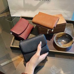 Fashion Soft Leather Texture Short Wallet Multi Card Space Large Capacity Card Bag Female Fashion Zero Money Bag Money Clip 042024-11111