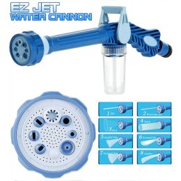 Guns Multifunction sprinkler 8 Nozzle Ez Jet Water Cannon Water Soap Dispenser Pump Spray Gun Car Washer Cleaning