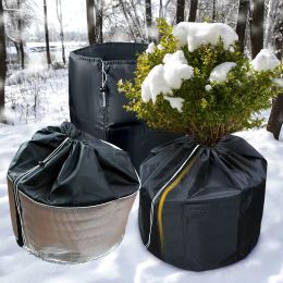 Covers 45x50cm Winter Tree FrostProof Plant Protection Cover Drawstring Bag for Outdoor Yard Plants Keep Warm Garden Antifreeze Tools