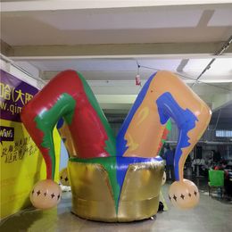 4 m 13ft High Free Shipping Customized Inflatable Hat For City Decoration