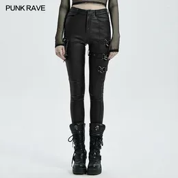 Women's Pants PUNK RAVE Sexy Tights Rebellious Trousers Fashion Pencil Love Locks Decorated Spring/Autumn