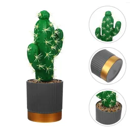 Decorative Flowers Artificial Cactus Garden Decoration Simulated Plant Decorate Bedromroom Decorations DIY Pp Small