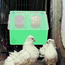 Other Bird Supplies Pigeon Feeder Water Quail Chicken Food Containers Feeding Hanging Box Poultry Parrot Parakeet