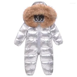 Down Coat LazyChild Winter Overalls Baby Clothing Clothes Snowsuit 90% Duck Jacket For Kids Girl Infant Boy Snow Suit Wear