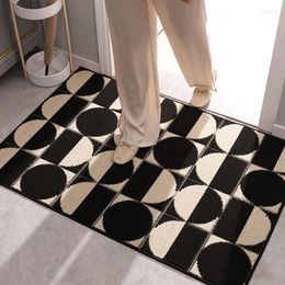 Bath Mats Simple And Comfortable Sili Style Entrance Door Mat Carpet Living Room Floor Home Nordic Abstract