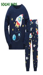 Baby Girls Boys Clothing Set Children Pyjamas Pyjamas Nightwear For Cotton Modis Clothes Toddler Long Sleeve Kids Sleepwear J190529088242