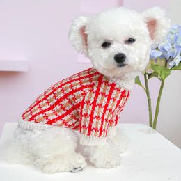 Dog Apparel Winter Sweater Knit Cat Puppy Pet Clothing Yorkie Pomeranian Shih Tzu Maltese Bichon Poodle Schnauzer Clothes