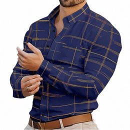 Sommer Herrenhemd Lg Sleeve XS-6XL Fiable Revers Einreiher Strickjacke Echte Taschen Hawaiian Casual Herrenhemd 2024 68yQ #