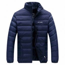 2023 White Duck Down Jacket Men Winter Casual Stand Collar Ultralight Warm Coats Male Streetwear Waterproof Jacket Down Parkas r83B#