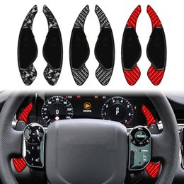 ABS Carbon Fibre Car Steering Wheel Shift Paddles for Land Rover Range Rover Sport Evoque Discovery5 Velar