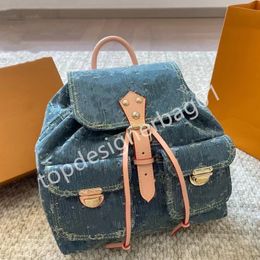 Hot Designer Backpack Luxury Designer Backpack Women Travel backpack Draw rope to open and close coated canvas Shoulder bag Backpack Backpack