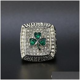 Three Stone Rings Fashion Sports Jewellery 2008 Boston Basketball Championship Ring Men for Fans Us Size 11 Drop Delivery Dh6ka