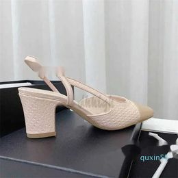 scarpe basse con tacco alto punta tonda fabbrica di scarpe da sera per abito da sposa di design di lusso da donna