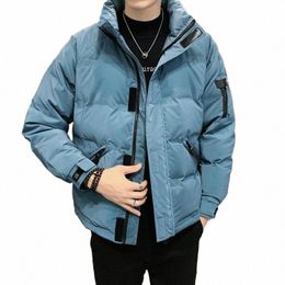 2022 New Winter Men's Down Jacket Thick Hooded Coat Top Brand Male Warm Thick Jacket Windproof Male Casual Overcoat Plus M-3Xl 431M#