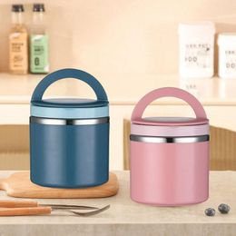 Dinnerware Insulated Lunch Box Container Stainless Steel Wide Mouth Microwave Cover For