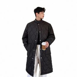 autumn Winter Men Loose Casual Vintage Thin Cott Padded Lg Parkas Jacket Man Women Korean Streetwear Fi Coat Outerwear z2Ea#