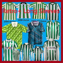 4XL betis Retro soccer jersey 1976 1977 1993 1994 1995 1996 1997 1998 2001 2002 DENILSON JOAQUIN ALFONSO Fernando FINIDI URENA ROMERO classic vintage football shirt