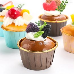 Decorative Flowers 6PCS Artificial Fruit Cup Cake Dessert Bakery Restaurant Display Po Prop Simulation Food Fake Model Table Decoration Toy