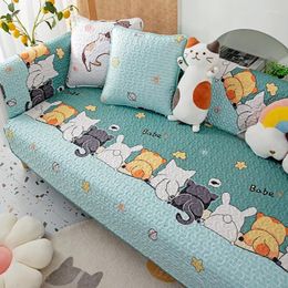 Chair Covers Modern Cute Cotton Sofa Cushion Towel Comfortable Non Slip Versatile Multiple Options Living Room Decoration