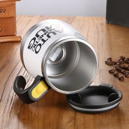 2024 novo automático auto agitação magnética caneca criativa de aço inoxidável café leite mistura copo liquidificador preguiçoso inteligente misturador copo térmico