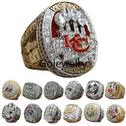 Designer Super Bowl LVII Championship Ring Set Luxury 14K Gold KC Champions Rings For Men Women Diamond Star Jewelry