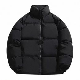 new Winter Men Warm Puffer Jackets Thick Parkas Casual Men Padded Down Outwear Zipper Closure Lg Sleeve Couple Outdoor Coat y6NL#