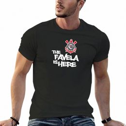 camisa do Corinthians The favela is here T-Shirt shirts graphic tees tees animal prinfor boys plain Men's t-shirt g0TE#