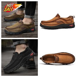 Casual Explosive shoes Men's large size men's casual GAI hot men's portable Lefu new leather shoes non smelly feet trainer Lightweight quality Stylish 2024 bigsize38-51