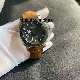 Mens Watch Designer Super Diving Luminous Movement Fully Automatic Mechanical Swimming Sapphire Leather Luxury Li