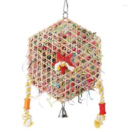 Other Bird Supplies Small Animal Toy Handwoven Rattan Shredded Paper Pet Grinding Teeth