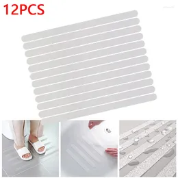 Bath Mats 12PCS Anti-Slip Strips Bathroom Safety Bathtubs Shower Stickers Non Slip For Stairs Floors Accessories