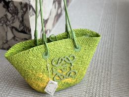 Designer Straw Basket fashion Bag Handwoven Crossbody Beach Tote Summer Ladies Handbag woven bag purse a15