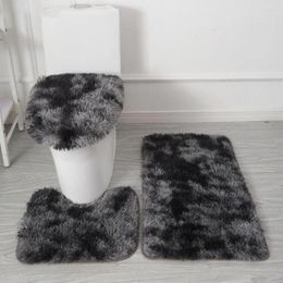 Bath Mats Anti-slip Bathroom Mat Set Luxurious 3-piece Rug With Non-slip Backing Soft Microfiber For Ultimate