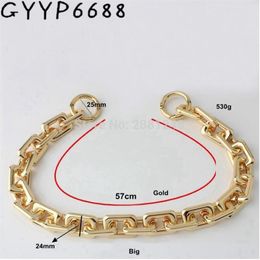 17mm 24mm Zinc alloy heavy chain bags strap parts DIY replacement cloud bag handles style matching Accessory high quality 220423284f
