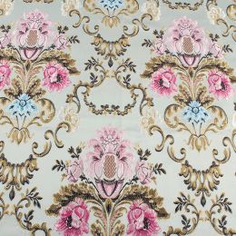 Fabric Court Brocade Fabric Damask Jacquard Embossed Flower Garments Sofa Curtain Upholstery Fabric 145cm wide by yard