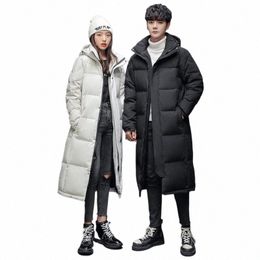 hot Thicken Men's Down Jackets 2021 Fur Collar Warm Parka -30 Degrees Women Casual White Duck Down Coats Winter Snow Overcoat e8GD#