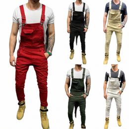 women Jeans Rompers Wing Ankle Length Overalls Pencil Pants One Piece High Street Pockets Spliced Solid Slight Strech j2qI#