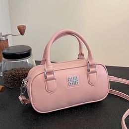 Stores Export Designer Shoulder Bags Cross Body Bag Womens 2024 New High-end Commuting Handbag Fashionable Bowling Ball Single Underarm