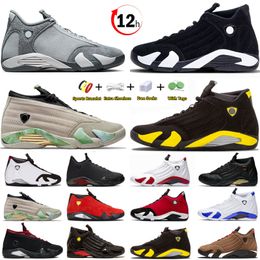 Jumpman 14 14s Men Basketball Shoes Flint Grey Ginder Winterized Fortune Gym Red Lipstick Particle Grey Hyper Royal Thunder Candy Cane Trainer Sports Sneakers US7-13