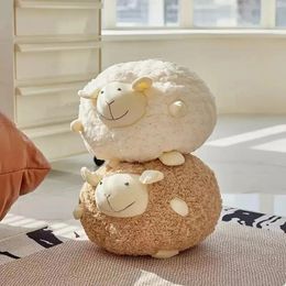 Pillow Nordic Cute Lamb Throw Living Room Girl Bedroom Headboard Plush Doll Kids Gifts