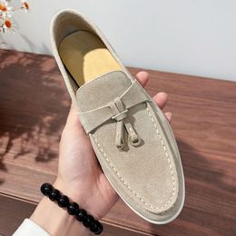 Bayan Erkek Yaz Yürüyüş Ayakkabı Spor ayakkabıları Klasik Bayanlar Mules Düz Elbise Loafers Ayakkabıları Erkekler Düşük Top Süet Moccasin Slip On Sıradan Sneaker Chaussures