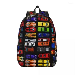 Storage Bags Cars Cartoon Backpack For Preschool Primary School Student Bookbag Boy Girl Kids Daypack Sports