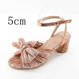 Sandals New 2023 Summer Woman Super High Heel with Butterfly-knot Sweet Lady Office Shoes Plus Size 35-46 H24032810DT