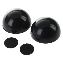 Spoons 2 Pcs Laptop Notebook Black Antiskid Cool Ball Cooler Stand Pad