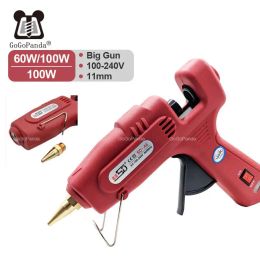 Polijsters Free Shipping Hot Melt Glue Gun Sda6 Double Power 60/100w 11mm Stick Big Handtool Christmas Decorating Tools