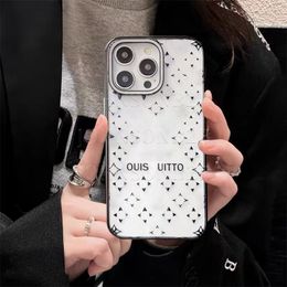 Beautiful iPhone Phone Case 15 14 Pro Max Luxury Hi Quality Clear Silicone Purse 18 17 16 15promax 14promax 13promax 12promax 15pro 14pro 13pro 13 12 11 with Logo Box WX