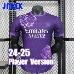 JMXX 24-25 Real MadridS Soccer Jerseys Y3 Co branded Style Pre Match Mens Uniforms Jersey Man Football Shirt 2024 2025 Player Version